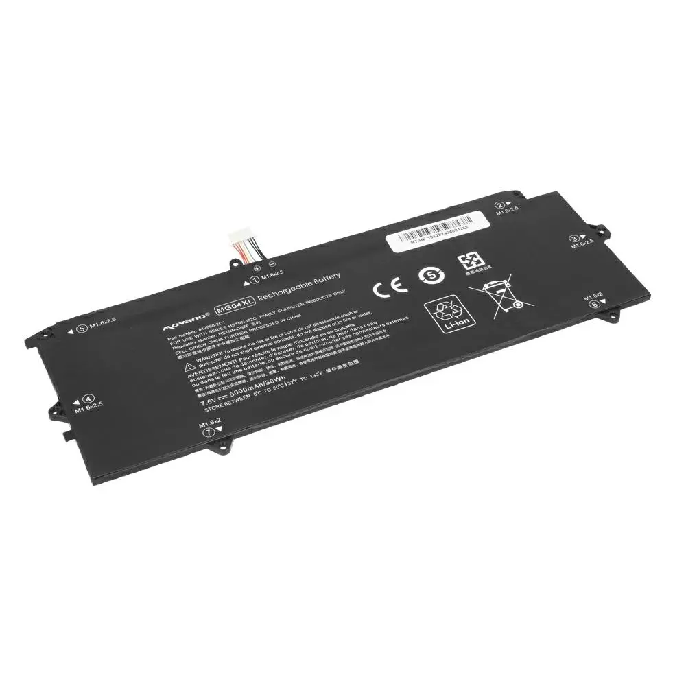 Bater&iacute;a compatible para port&aacute;til HP MG04 7.6V 5000mAh Movano