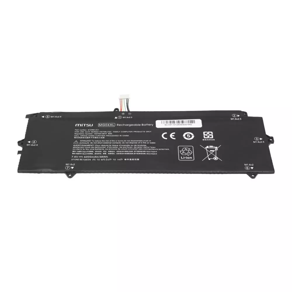 Bater&iacute;a compatible para port&aacute;til HP MG04 7.6V 5000mAh Mitsu