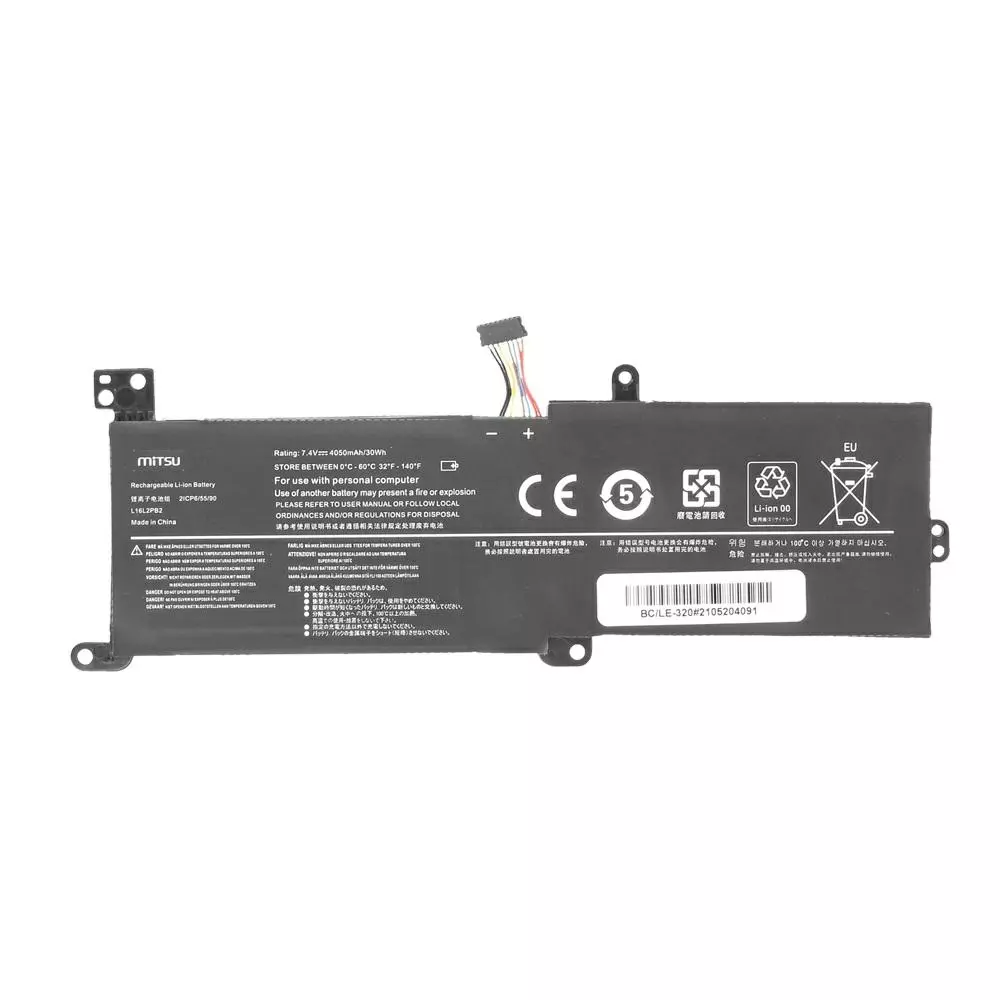 Bater&iacute;a compatible para port&aacute;til LENOVO L16C2PB2 7.6v 4050 mAh Mitsu