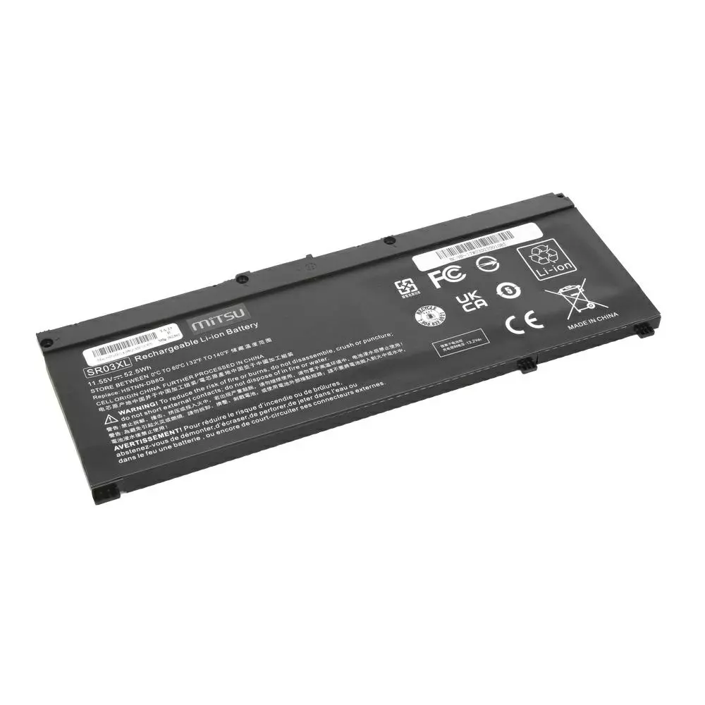 Bater&iacute;a compatible para port&aacute;til HP SR03XL 11.55V 4545mAh Mitsu