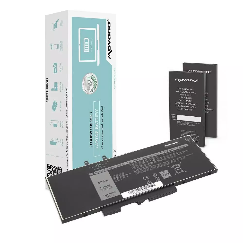 Bater&iacute;a compatible para port&aacute;til DELL 5410 15.2v 4250 mAh Movano