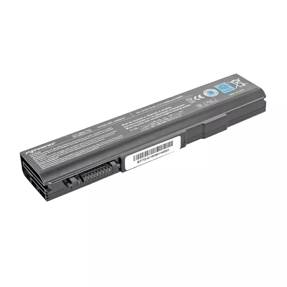 Bater&iacute;a compatible para port&aacute;til TOSHIBA PA3788U 10.8V 4400mAh Movano