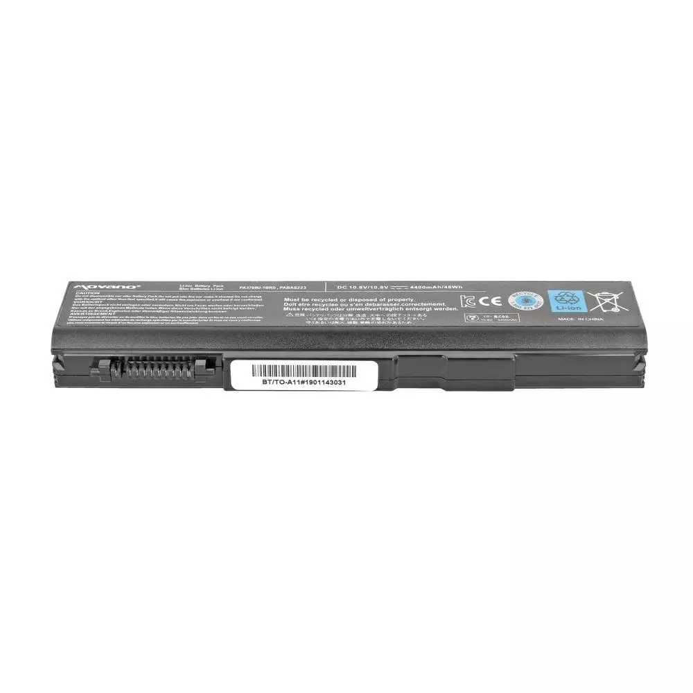 Bater&iacute;a compatible para port&aacute;til TOSHIBA PA3788U 10.8V 4400mAh Movano
