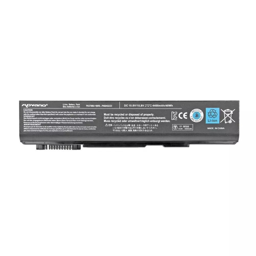 Bater&iacute;a compatible para port&aacute;til TOSHIBA PA3788U 10.8V 4400mAh Movano
