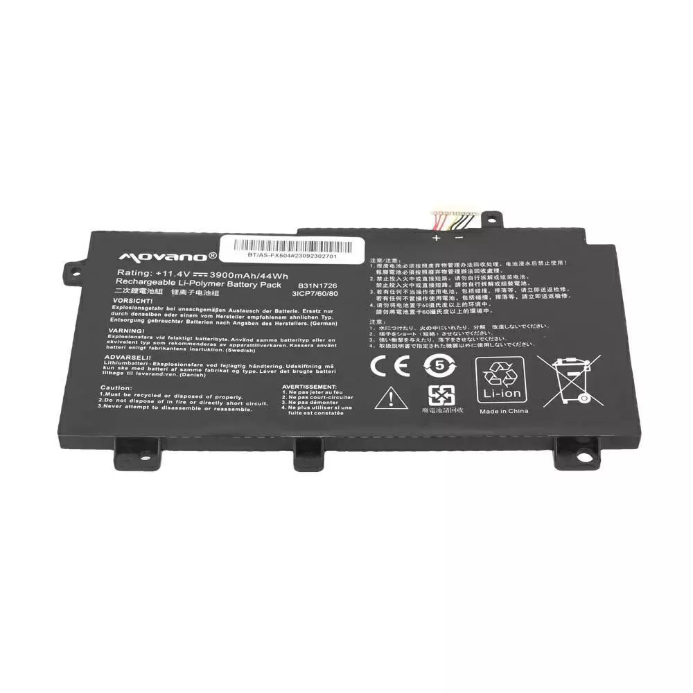 Bater&iacute;a compatible para port&aacute;til ASUS B31BN91 11.4V 3900mAh Movano