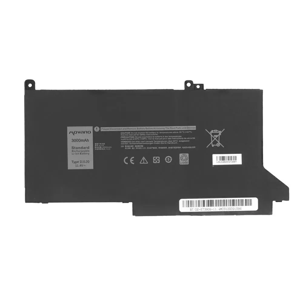 Bater&iacute;a compatible para port&aacute;til DELL 7280 11.4V 3000 mAh Movano