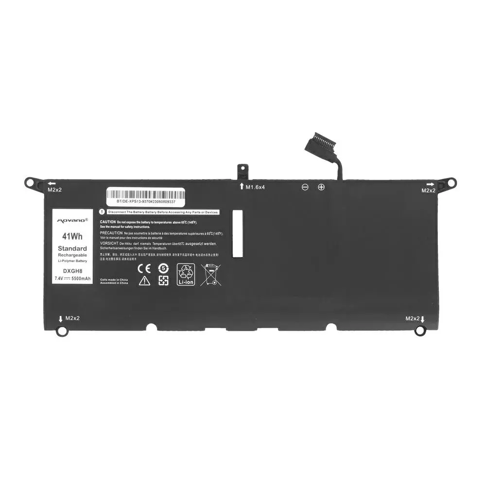 Bater&iacute;a compatible para port&aacute;til DELL 13 (9370) 7.4V 5500 mAh Movano