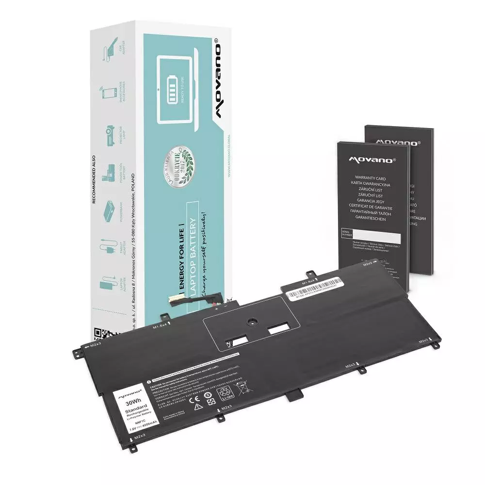 Bater&iacute;a compatible para port&aacute;til DELL XPS 13 (9365) 7.6V 4000 mAh Movano
