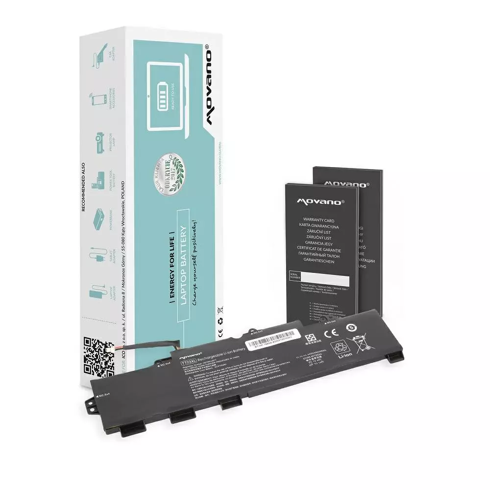 Bater&iacute;a compatible para port&aacute;til HP TT03XL 11.1V 4400mAh Movano