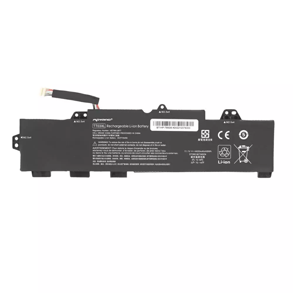 Bater&iacute;a compatible para port&aacute;til HP TT03XL 11.1V 4400mAh Movano