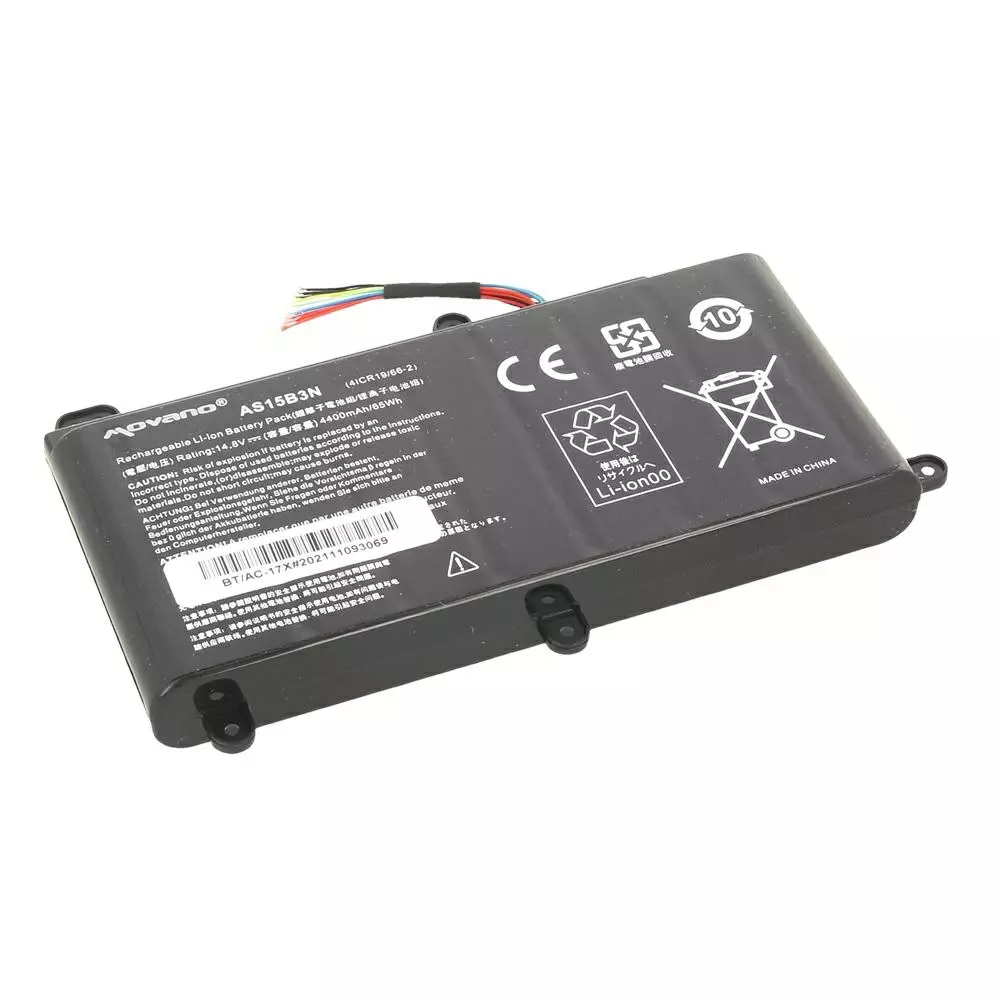Bater&iacute;a compatible para port&aacute;til ACER AS15B3N 14.8V 4400mAh Movano