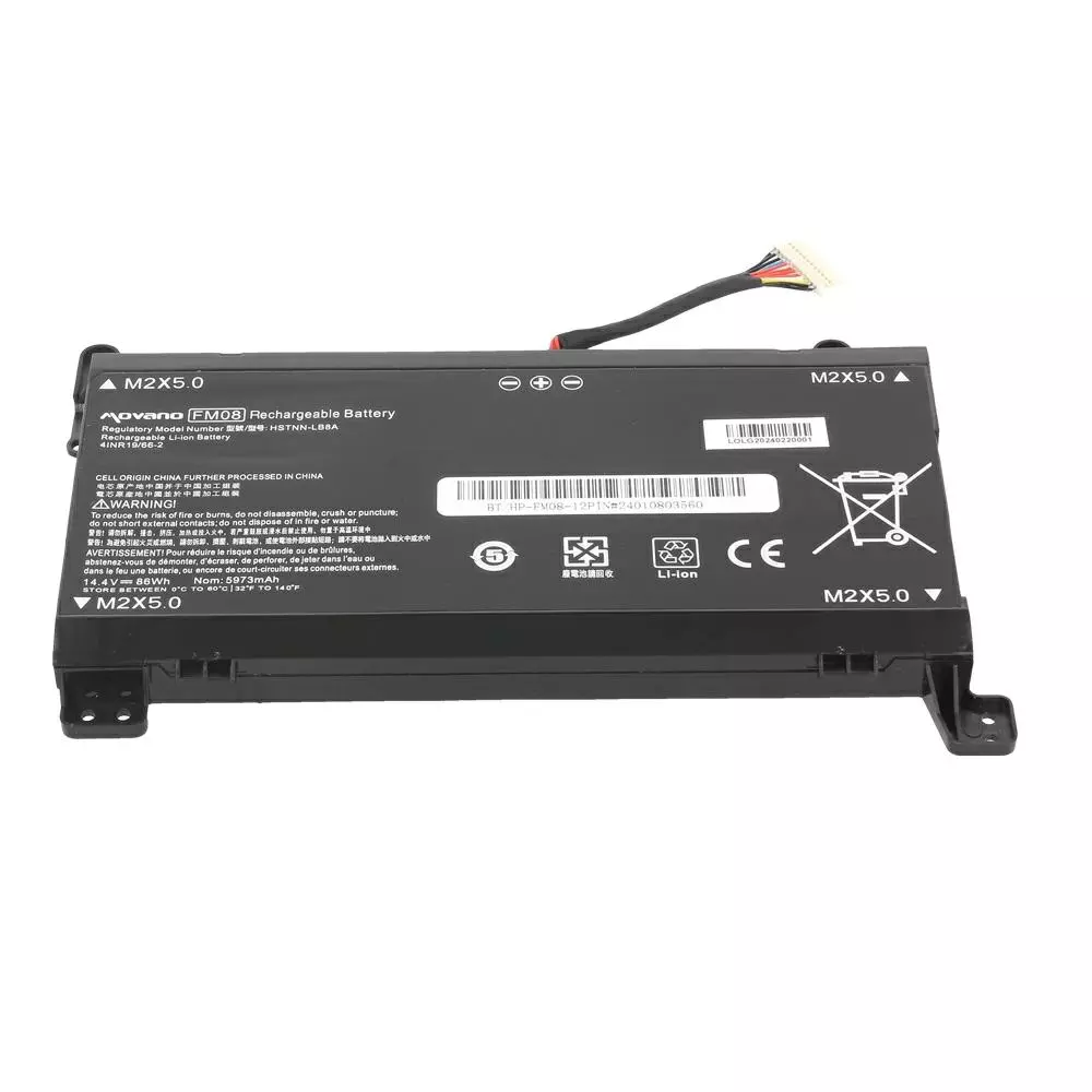 Bater&iacute;a compatible para port&aacute;til HP FM08 12 PIN 14.8V 5972mAh Movano