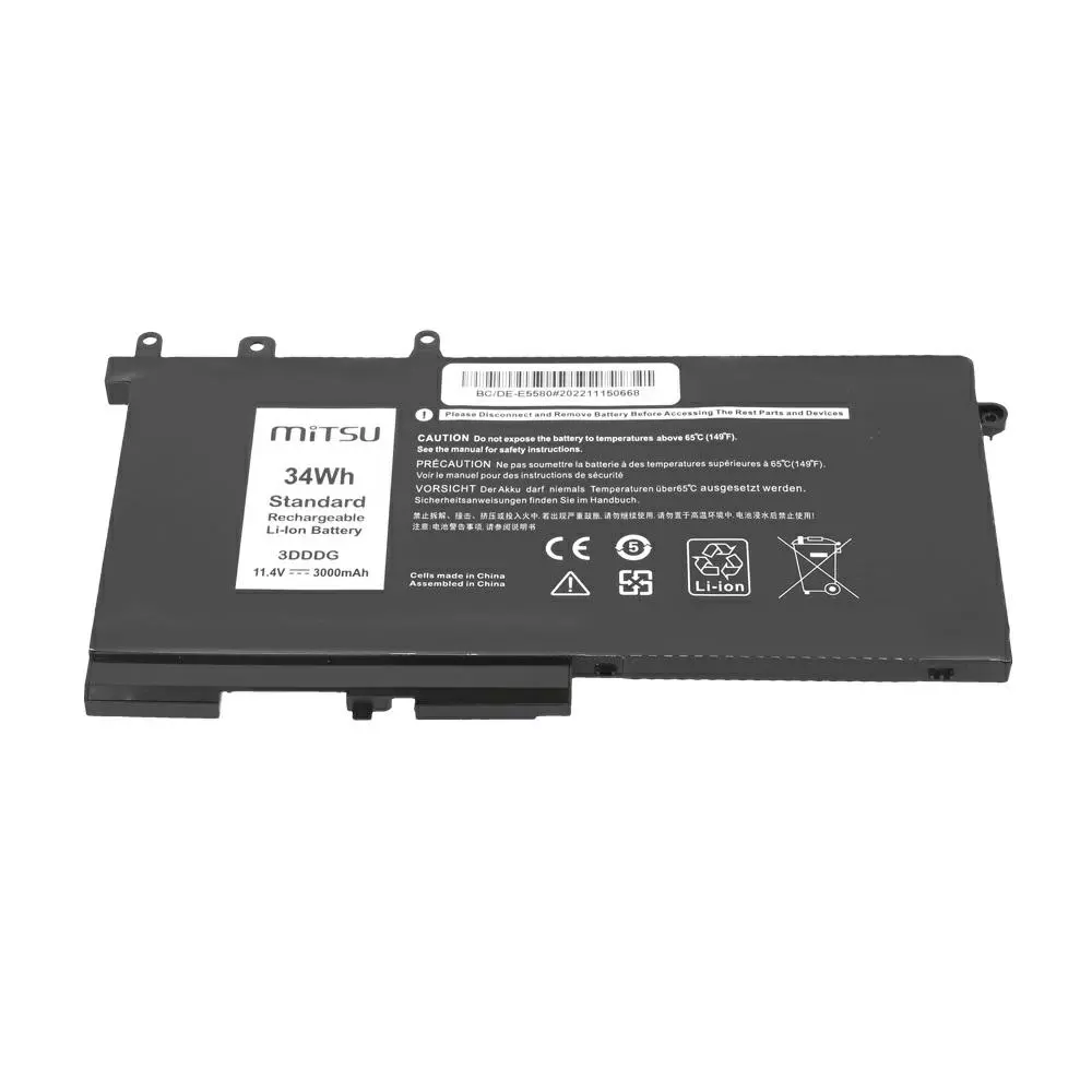 Bater&iacute;a compatible para port&aacute;til DELL Latitude E5280 11.4V 3000 mAh Mitsu