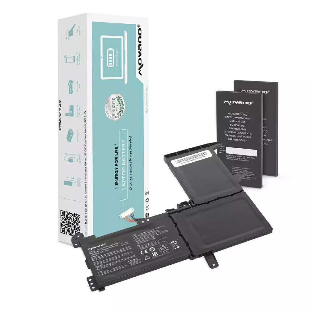 Bater&iacute;a compatible para port&aacute;til ASUS B31N1637 11.4V 3600mAh Movano