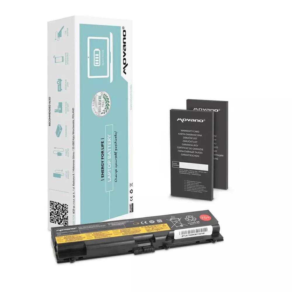 Bater&iacute;a compatible para port&aacute;til LENOVO T430 10.8v 4400 mAh Movano
