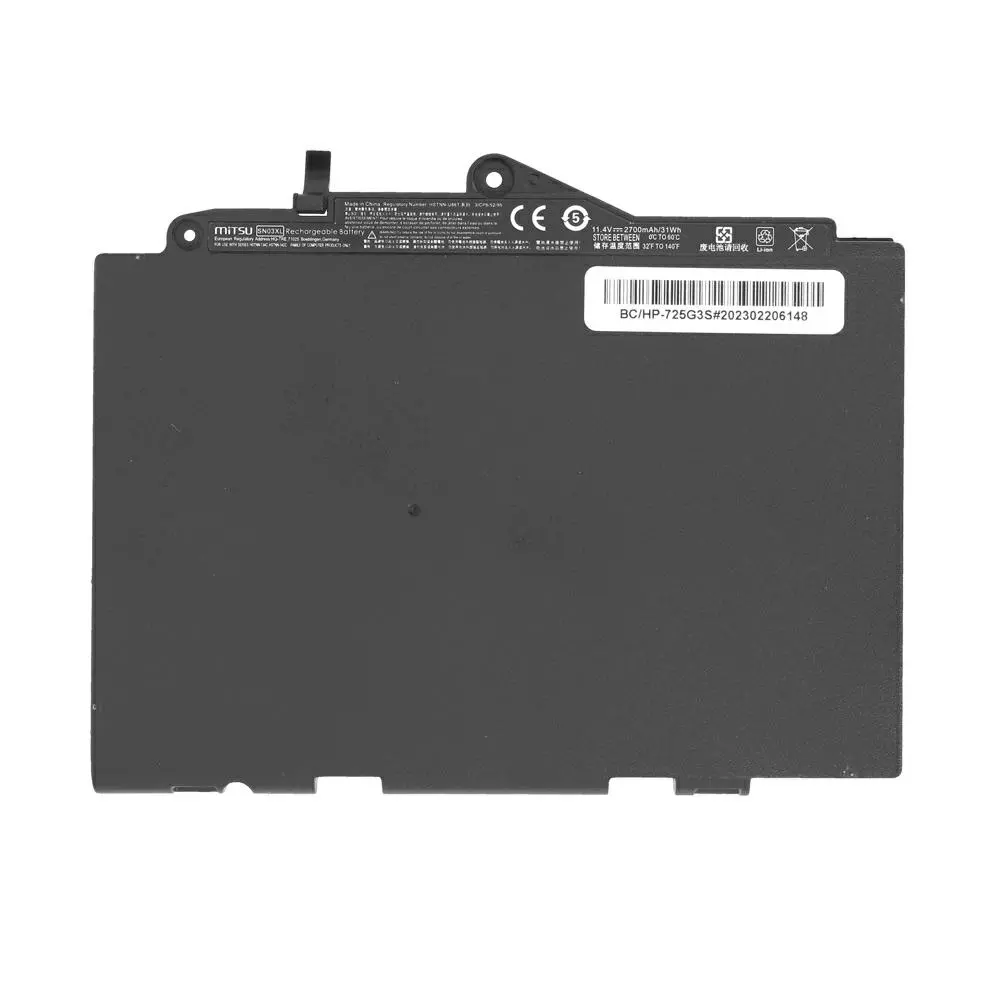 Bater&iacute;a compatible para port&aacute;til HP SN03XL 11.4V 2700mAh Mitsu