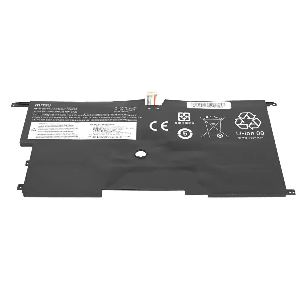 Bater&iacute;a compatible para port&aacute;til LENOVO X1 Carbon gen2/3 15.2v 2800 mAh Mitsu