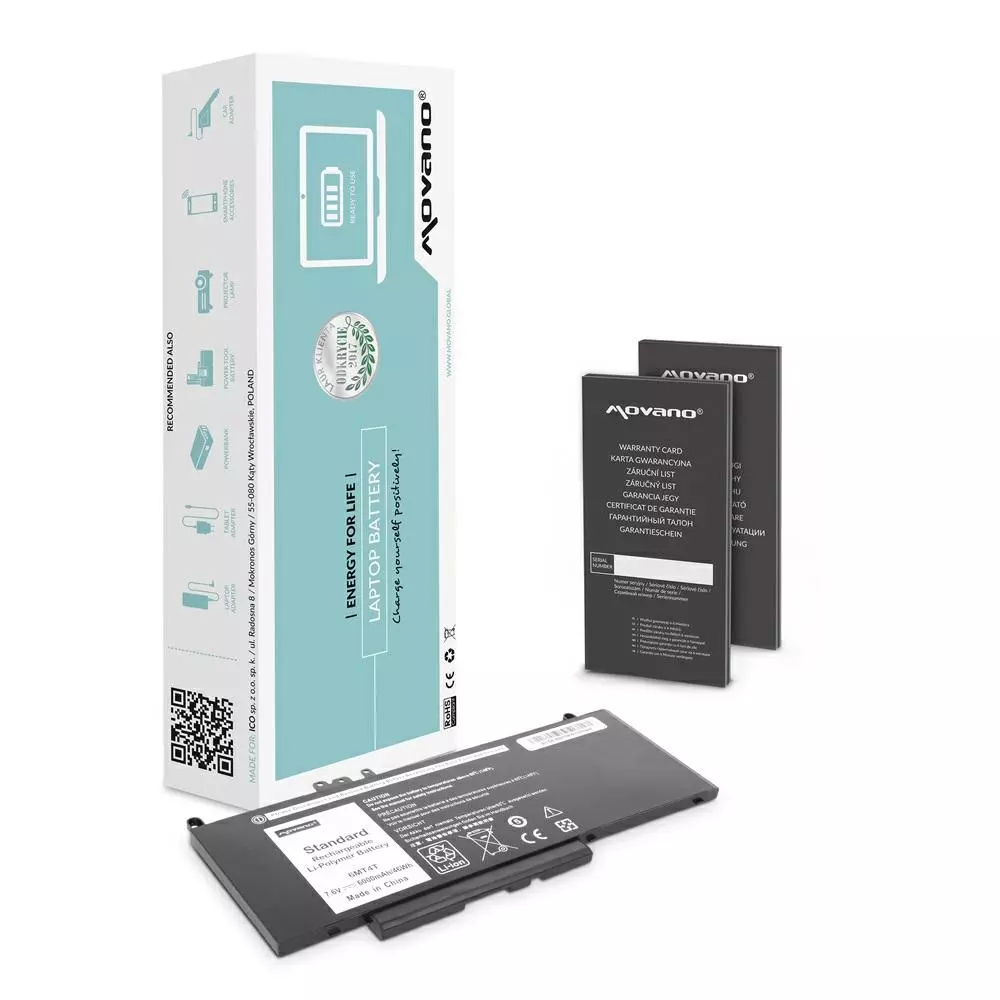 Bater&iacute;a compatible para port&aacute;til DELL Latitude E5470 7.6V 6000 mAh Movano
