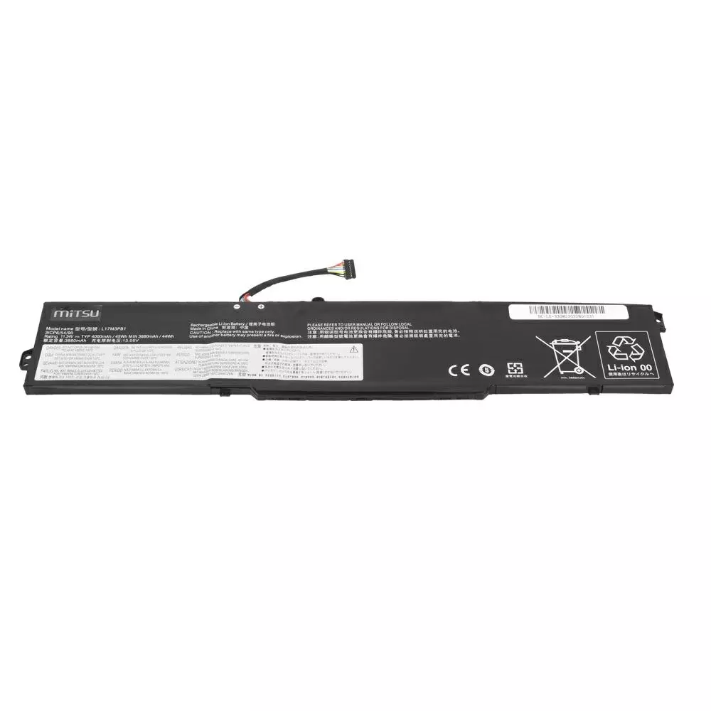 Bater&iacute;a compatible para port&aacute;til LENOVO L17C3PB0 11.34v 4400 mAh Mitsu