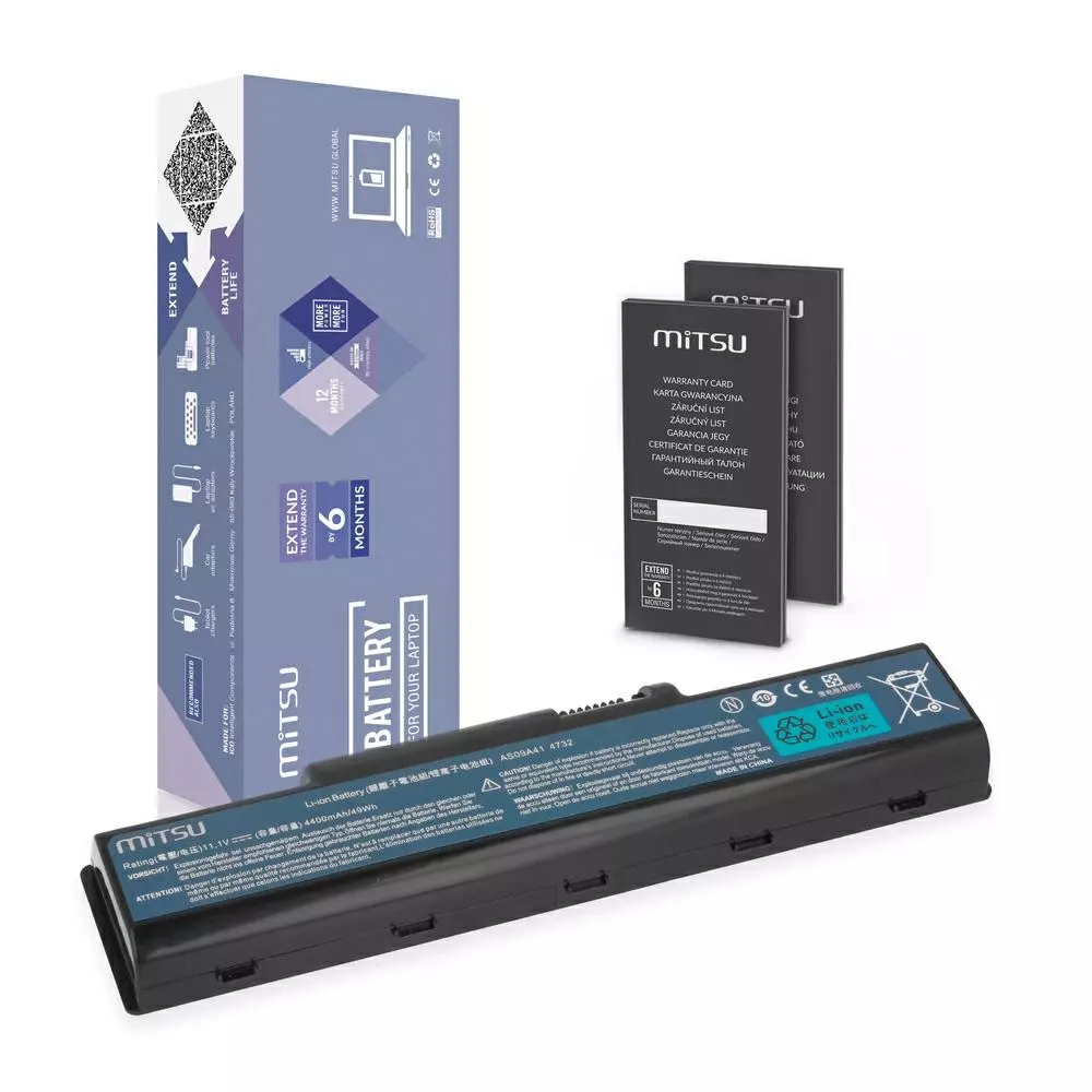 Bater&iacute;a compatible para port&aacute;til ACER AS07A32 11.1 4400 mAh Mitsu
