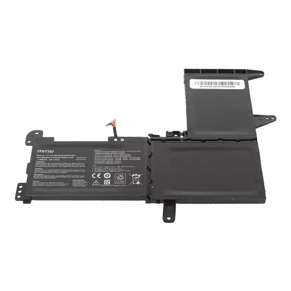 Bater&iacute;a compatible para port&aacute;til ASUS B31N1637 11.4V 3600mAh Mitsu