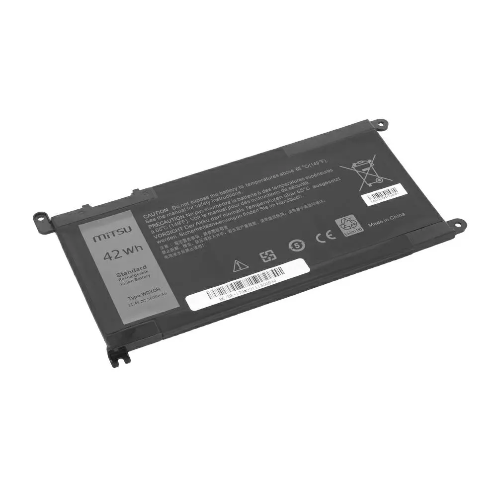 Bater&iacute;a compatible para port&aacute;til DELL Inspiron 13 5368 11.4V 3400mAh Mitsu