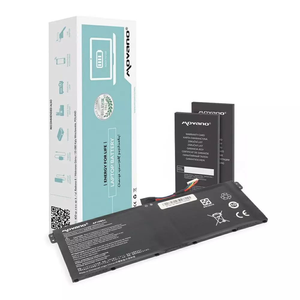 Bater&iacute;a compatible para port&aacute;til ACER AP16M5J 7.4V 4800 mAh Movano