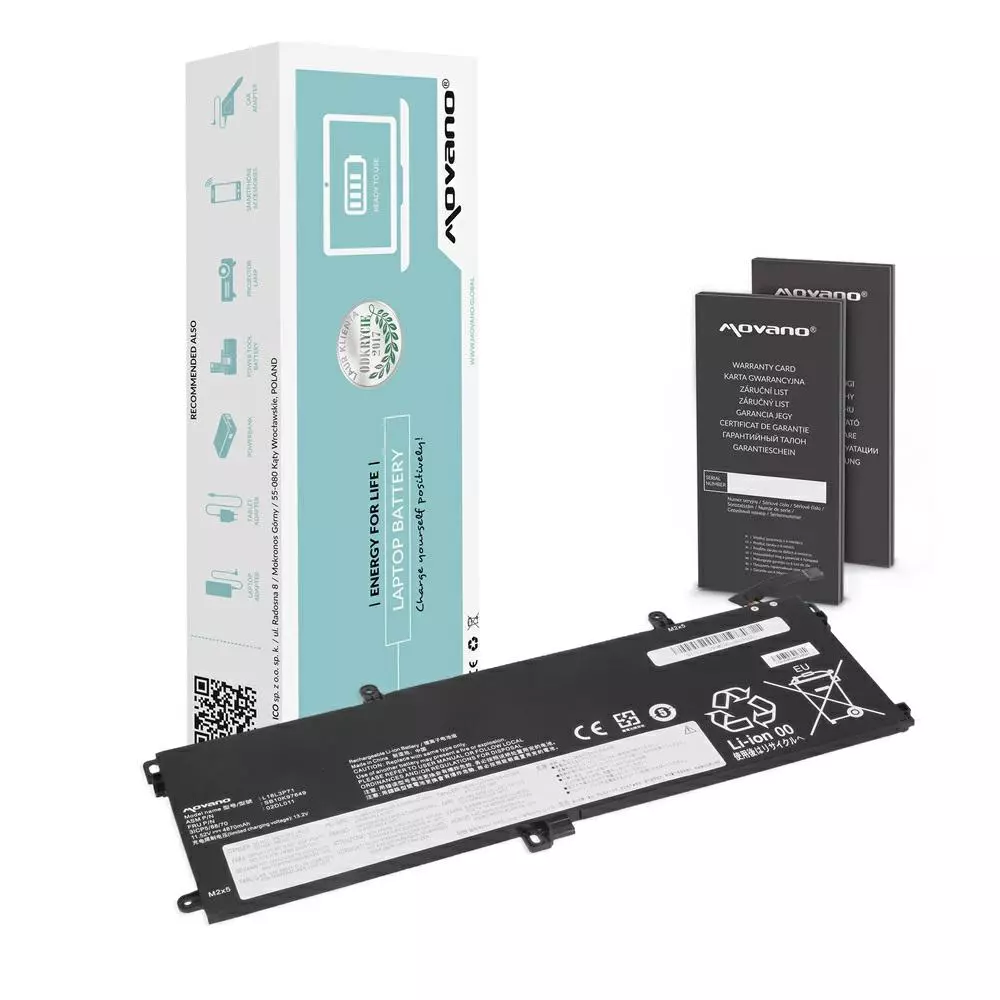 Bater&iacute;a compatible para port&aacute;til LENOVO L18L3P71 11.52V 4870mAh Movano