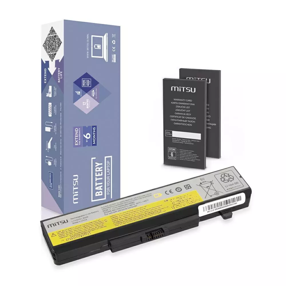 Bater&iacute;a compatible para port&aacute;til LENOVO L11M6Y01 11.1V 4400mAh Mitsu