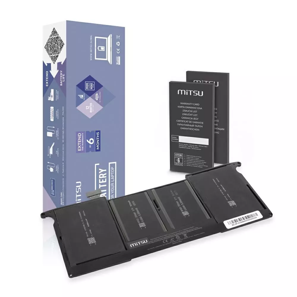Bater&iacute;a compatible para port&aacute;til APPLE A1370 7.3V 5200mAh 38Wh Mitsu