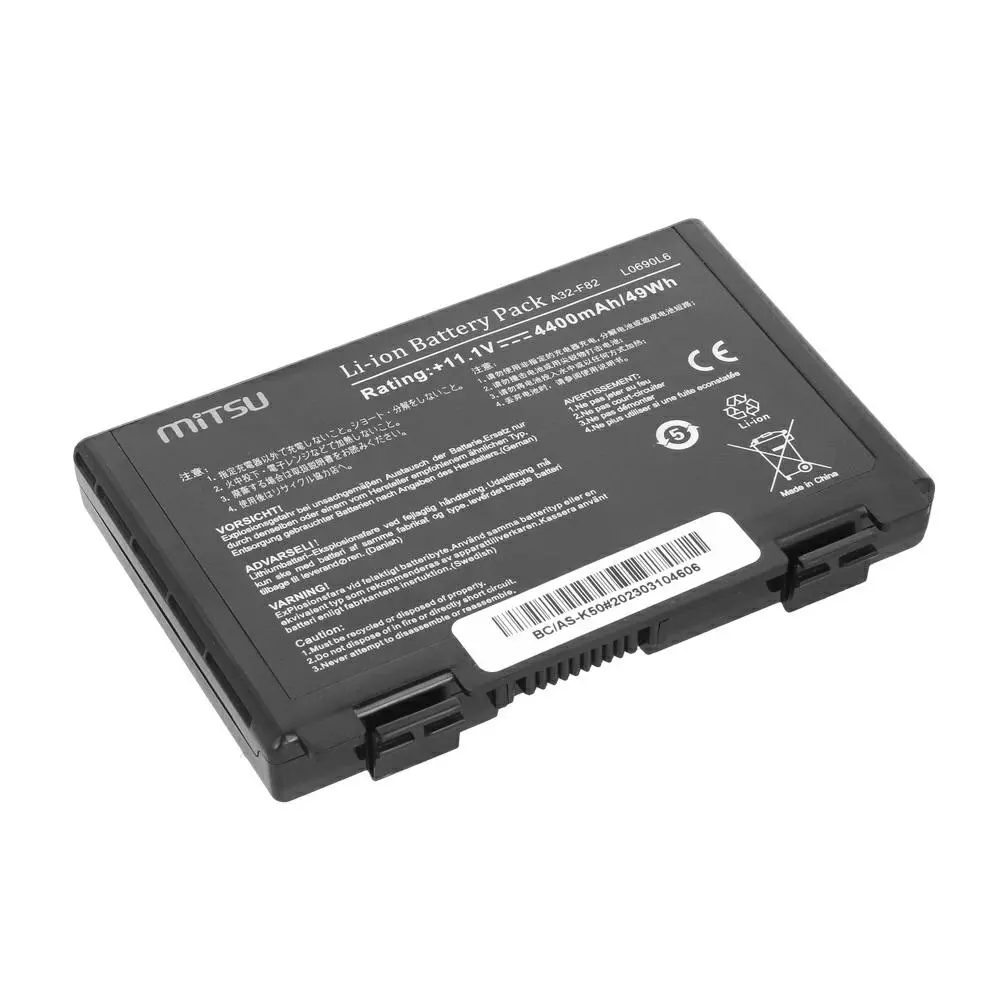 Bater&iacute;a compatible para port&aacute;til ASUS A32-F52 11.1V 4400mAh Mitsu