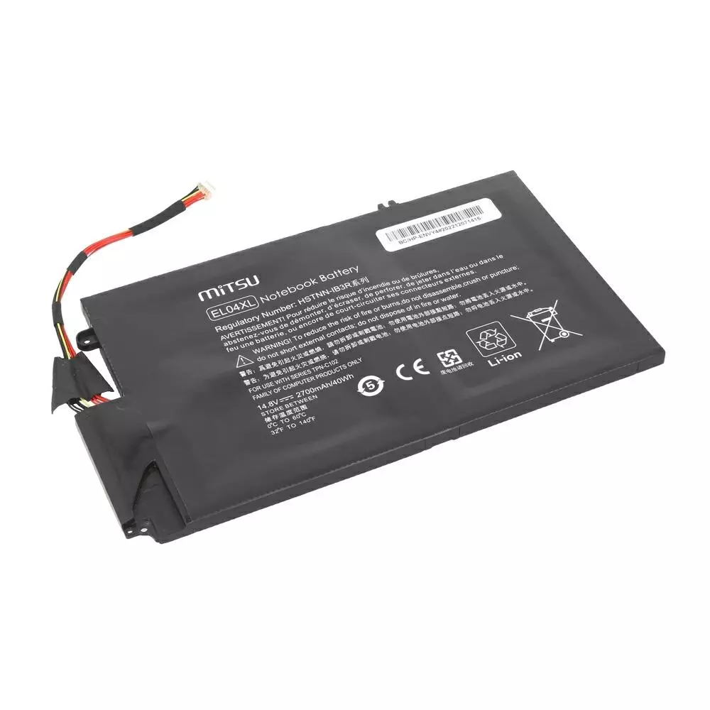 Bater&iacute;a compatible para port&aacute;til HP EL04XL 14.8V 2700mAh Mitsu