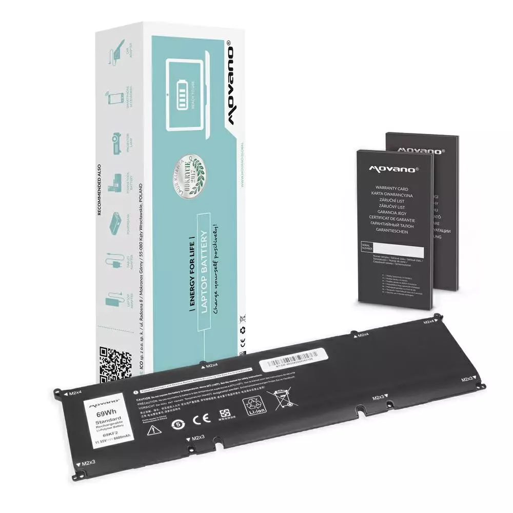 Bater&iacute;a compatible para port&aacute;til DELL XPS 15 11.55V 6000 mAh Movano