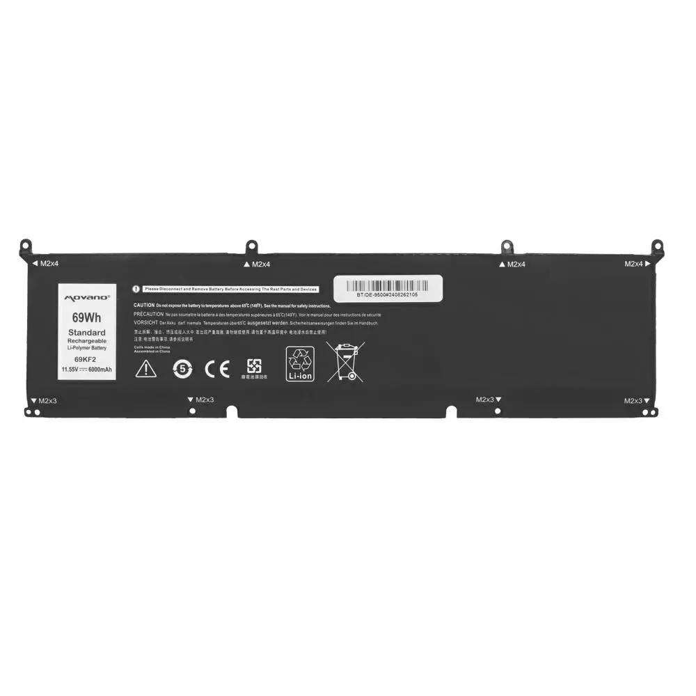 Bater&iacute;a compatible para port&aacute;til DELL XPS 15 11.55V 6000 mAh Movano