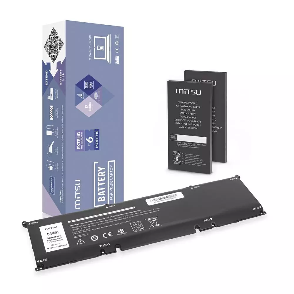 Bater&iacute;a compatible para port&aacute;til DELL XPS 15 11.55V 6000 mAh Mitsu