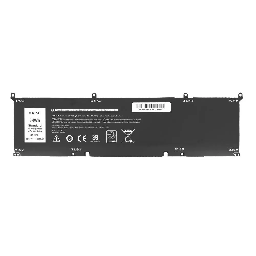 Bater&iacute;a compatible para port&aacute;til DELL XPS 15 11.55V 6000 mAh Mitsu