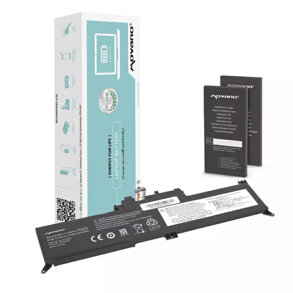 Bater&iacute;a compatible para port&aacute;til LENOVO 01AV432 14.8V 2700mAh Movano