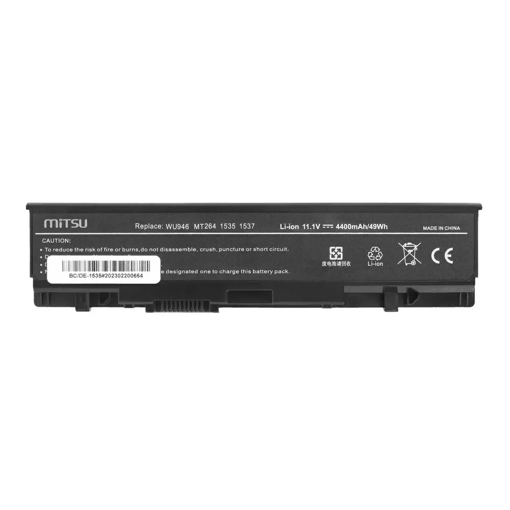 Bater&iacute;a compatible para port&aacute;til DELL 1535 11.1V 4400 mAh Mitsu