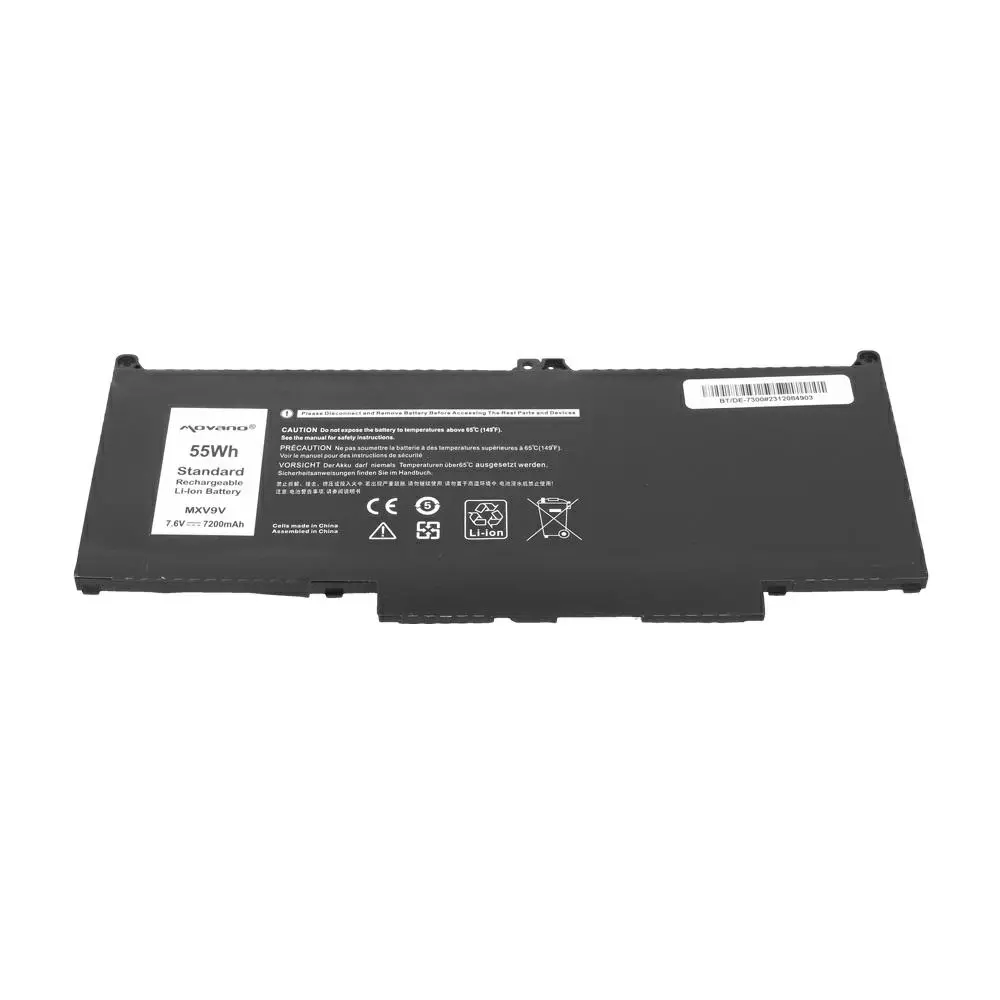 Bater&iacute;a compatible para port&aacute;til DELL 7300 7.6v 7200 mAh Movano