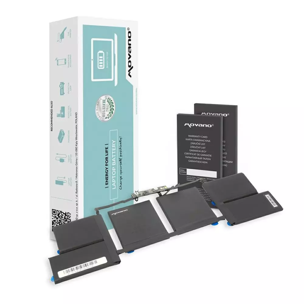 Bater&iacute;a compatible para port&aacute;til APPLE A1707 / A1820 11.4V 6667mAh 76Wh Movano