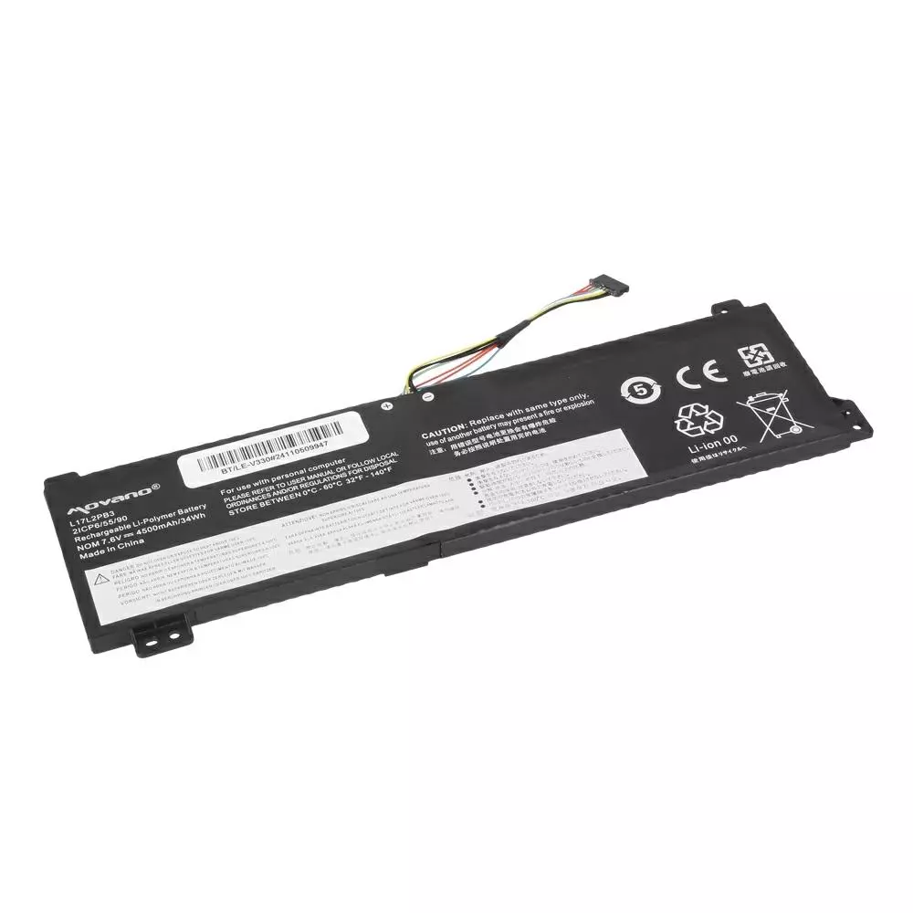 Bater&iacute;a compatible para port&aacute;til LENOVO L17C2PB3 7.6V 4500mAh Movano