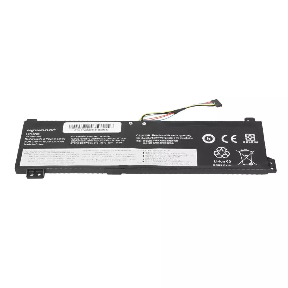 Bater&iacute;a compatible para port&aacute;til LENOVO L17C2PB3 7.6V 4500mAh Movano
