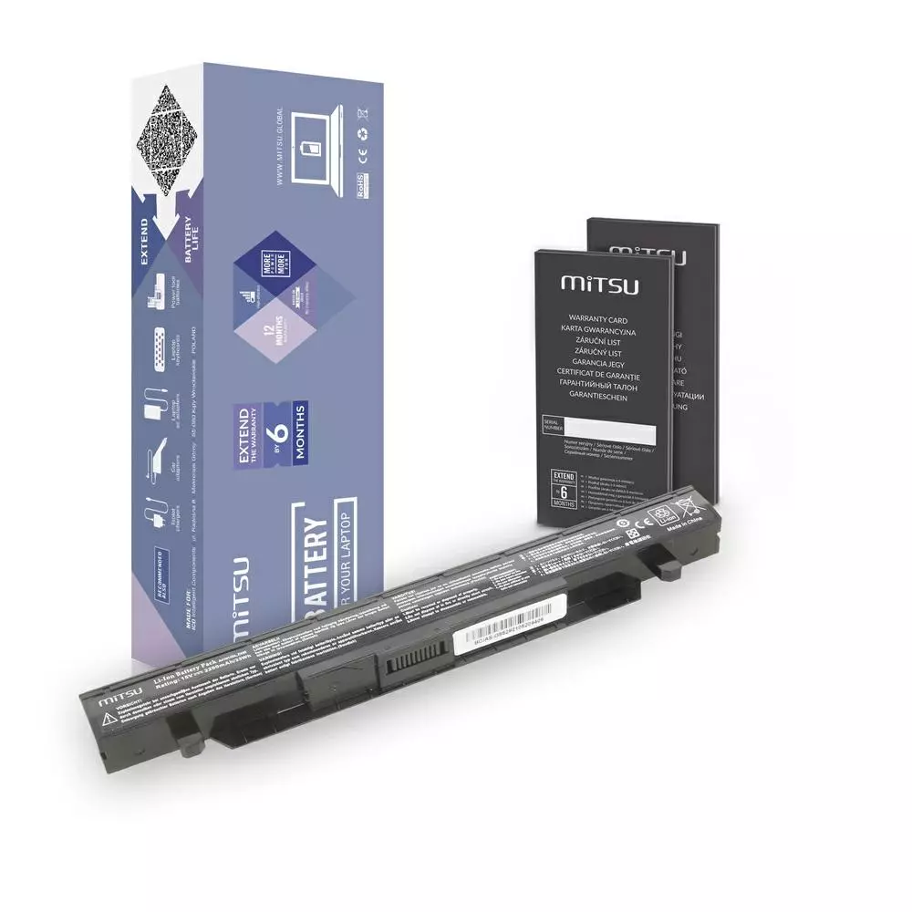 Bater&iacute;a compatible para port&aacute;til ASUS A41N1424 15V 2200mAh Mitsu