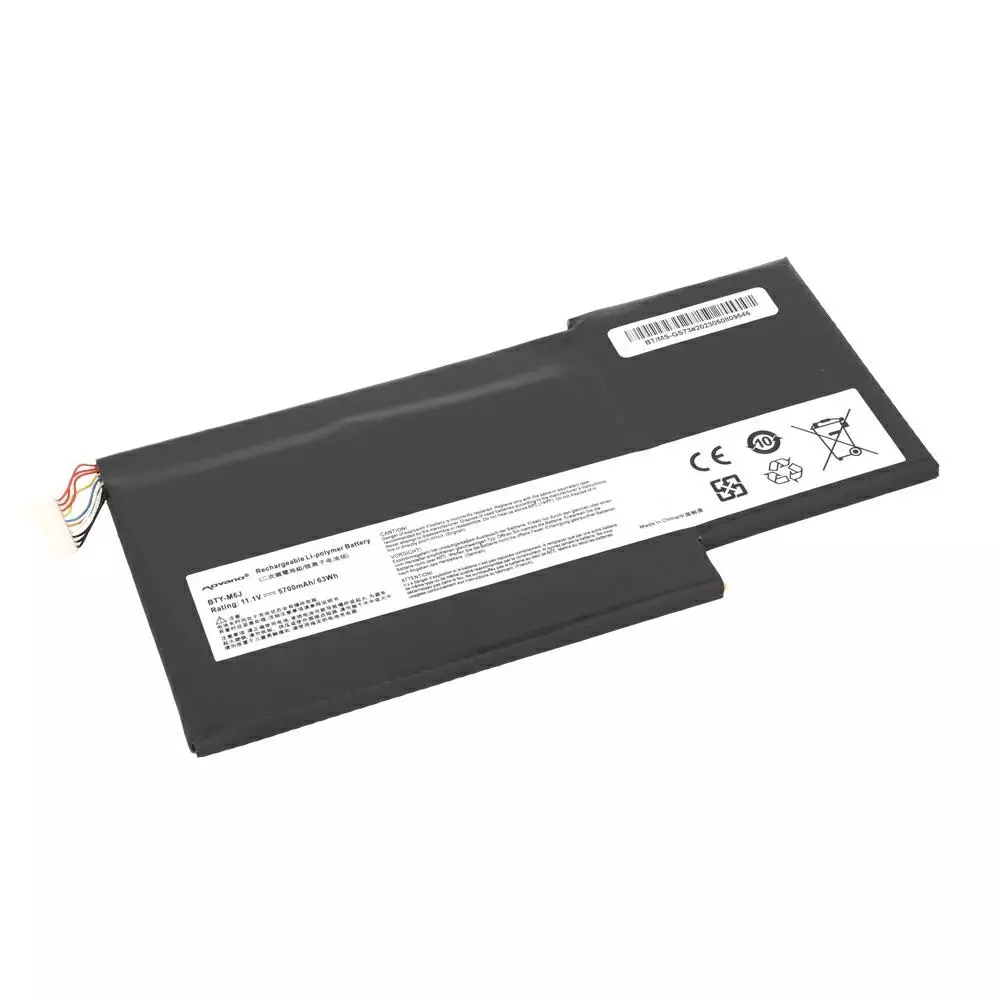 Bater&iacute;a compatible para port&aacute;til MSI BTY-M6J 11.1V 5700mAh Movano
