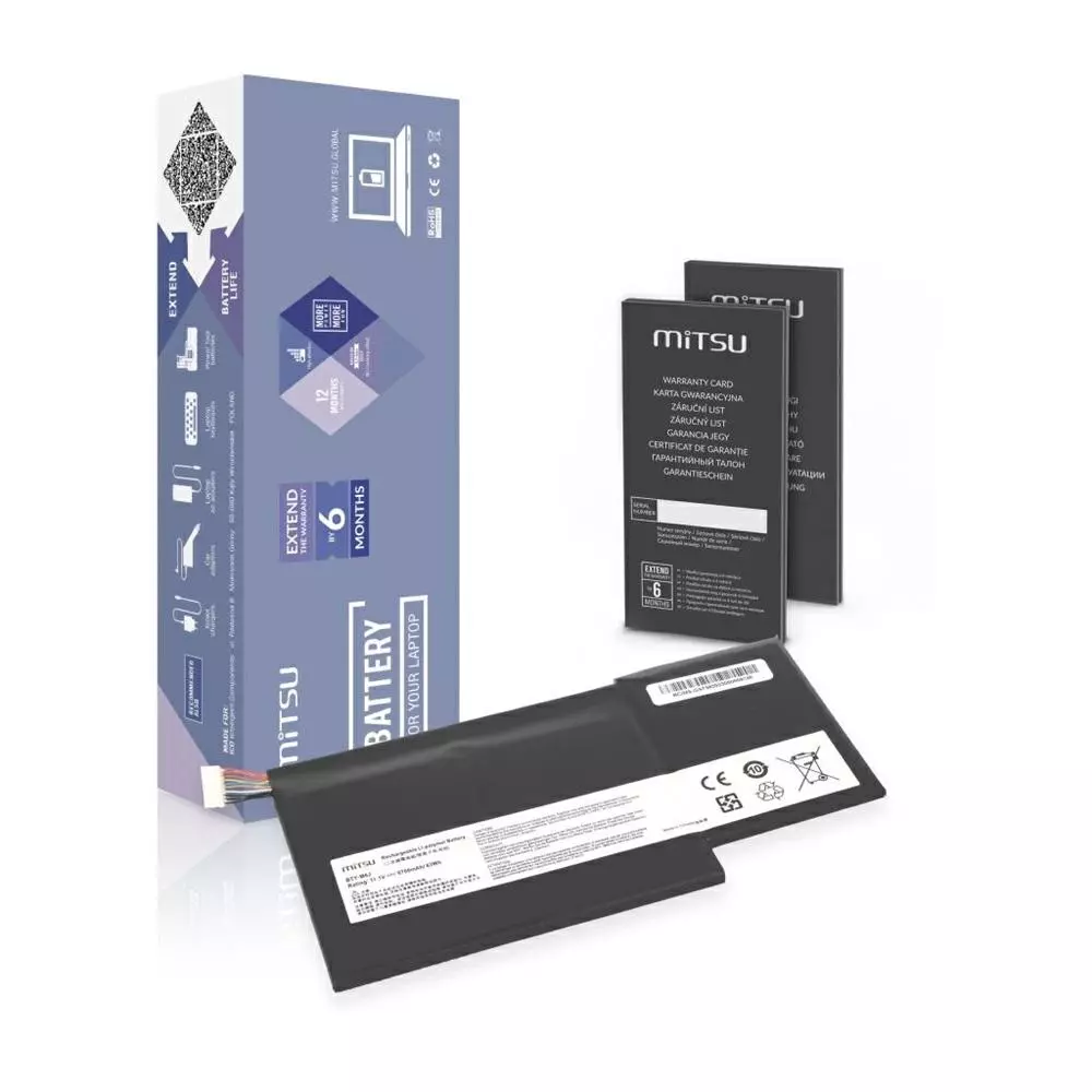 Bater&iacute;a compatible para port&aacute;til MSI BTY-M6J 11.1V 5700mAh Mitsu