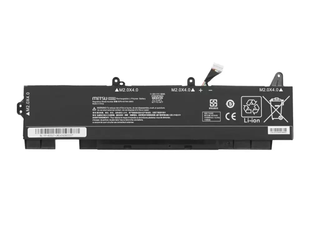 Bater&iacute;a compatible para port&aacute;til HP CC03XL 11.55V 4848mAh Mitsu