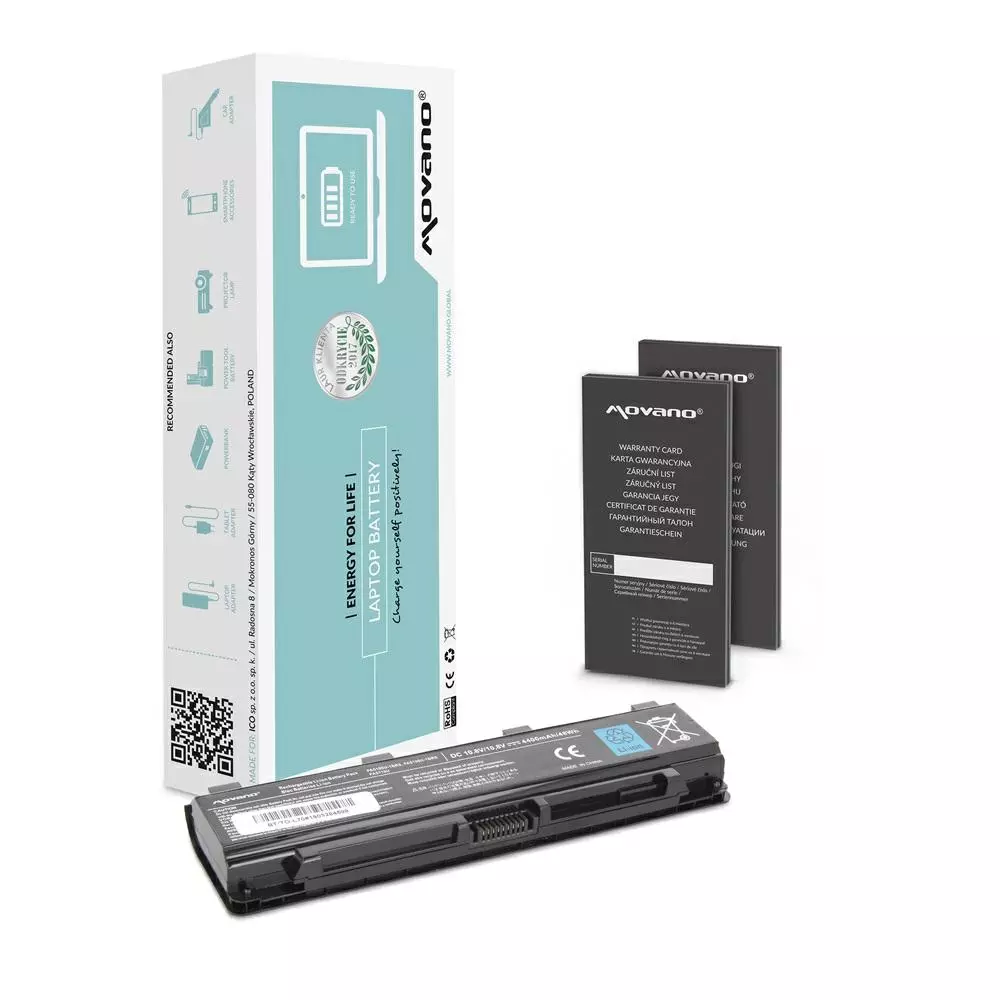 Bater&iacute;a compatible para port&aacute;til TOSHIBA PA5108U-1BRS 10.8V 4400mAh Movano