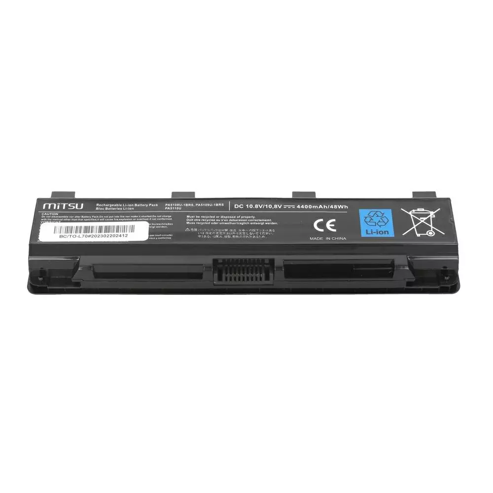Bater&iacute;a compatible para port&aacute;til TOSHIBA PA5108U-1BRS 10.8V 4400mAh Mitsu