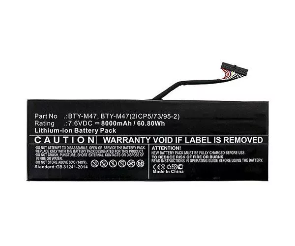 Bater&iacute;a compatible para port&aacute;til MSI GS40 7.6V / 8000mAh / MBXMSI-BA0009