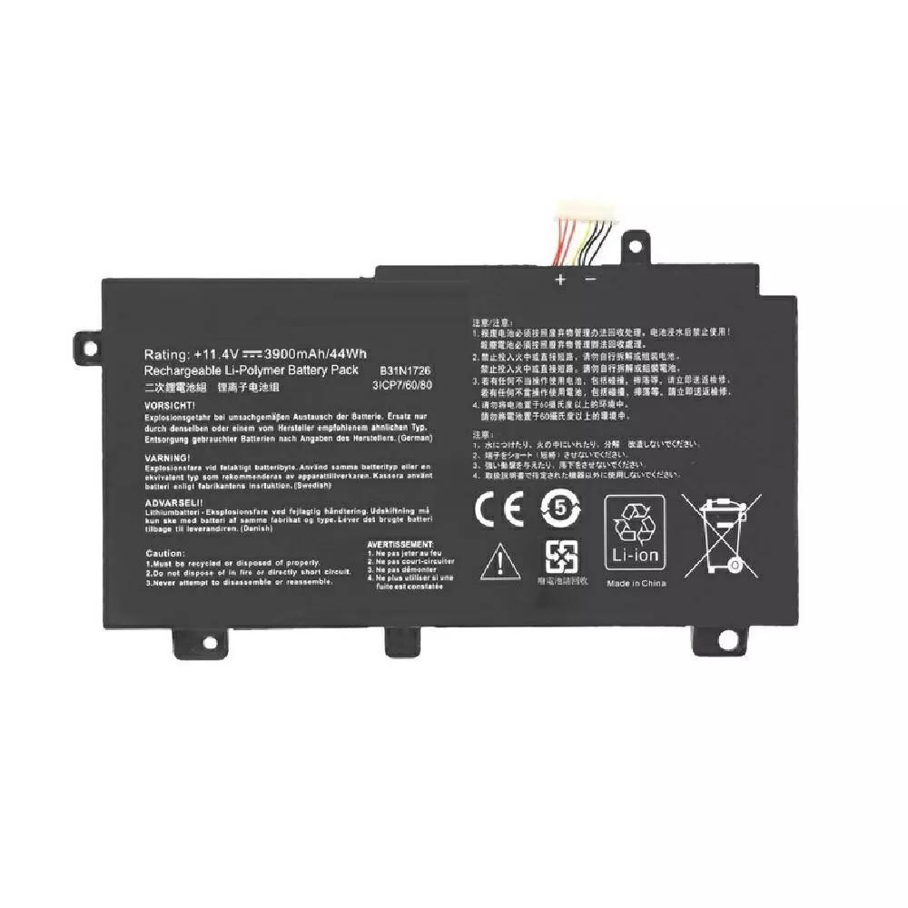 Bater&iacute;a compatible para port&aacute;til ASUS B31BN91 11.4V 3900mAh
